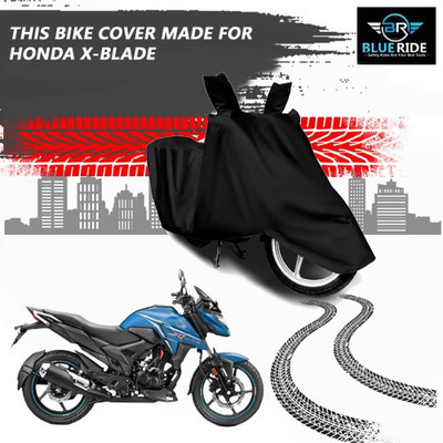 BLOERIDE Two Wheeler Cover for Honda(X-Blade, Black)