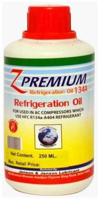 Z Premium 656868350233 Z Premium Refrigeration Oil R 134A - (250) ml Coolant(250 ml, Pack of 1)