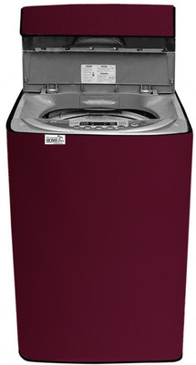 wellhome decor Furnishing Top Loading Washing Machine  Cover(Width: 55 cm, PLAIN RED)