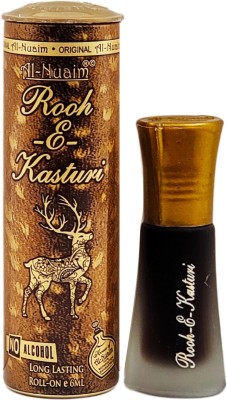 Al-Nuaim Exclusive Series Rooh Kasturi Alcohol Free Attar Roll On - 6ml Floral Attar(Floral)