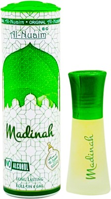 Al-Nuaim Exclusive Series Madina Alcohol Free Attar Roll On - 6ml Floral Attar(Floral)
