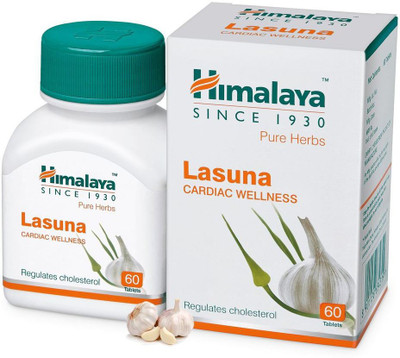 HIMALAYA Lasuna 60 Tab X 2 = 120 Tab(Pack of 2, 120 Tablets)