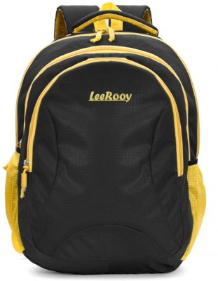 LeeRooy Laptop Compartment Water Resistance Backpack/Laptop Bag for Men & Women 20 L Laptop Backpack(Black, Yellow)