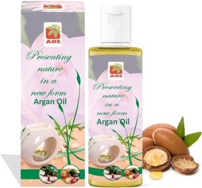 AOS Pure Argan Oil for Hair, Skin & Anti-Ageing Face Care(200 ml)