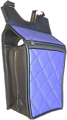 Supreme Stylish Blue Art Leather (Thick flop) Diamond Tank cover041 Strap Yamaha Max 4R Bike Tank Cover(4 L)