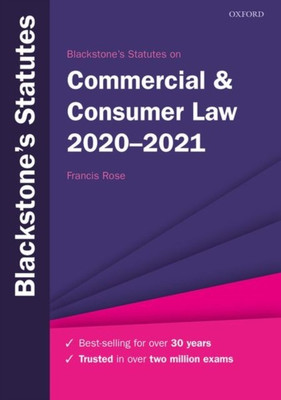 Blackstone's Statutes on Commercial & Consumer Law 2020-2021(English, Paperback, unknown)