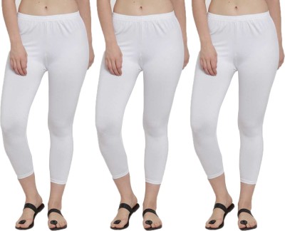 ComfyStyle Women White Capri