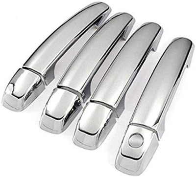 CARMART Imported Chrome Handle cover for Hyundai Xcent Hyundai Car Door Handle(Pack of 4)