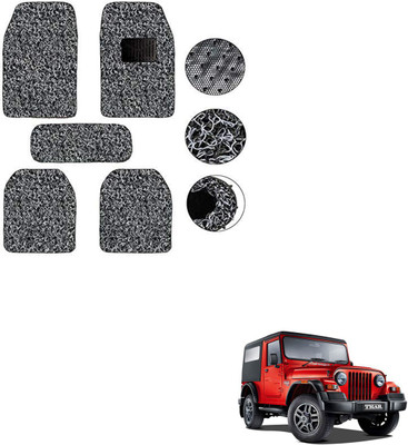 SEMAPHORE Rubber Standard Mat For  Mahindra Thar(Grey, Black)