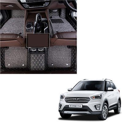 Drizon Leatherite 7D Mat For  Hyundai Creta(Black)