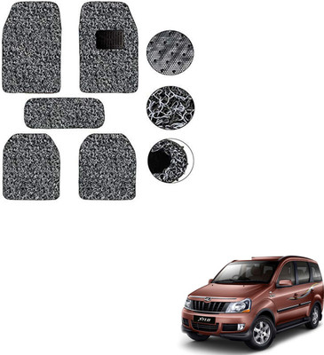 SEMAPHORE Rubber Standard Mat For  Mahindra Xylo(Grey, Black)