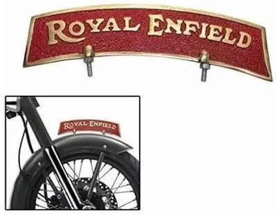 Bullkartzone Emblem for Bike(Red, Gold)