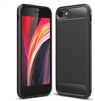 INSTYLE Back Cover for APPLE IPHONE SE 2020(Black, Grip Case)