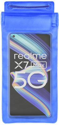 ACM Pouch for Realme X7 Max 5g(Blue, Waterproof, Silicon, Pack of: 1)