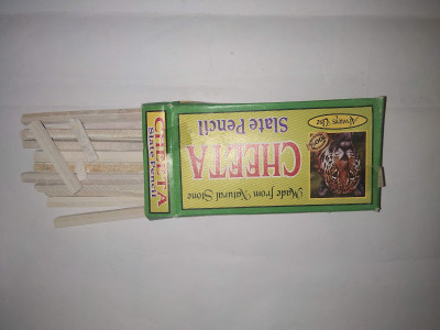 juturus Cheetah thin Slate pencils 400 g Writing Chalk(40 Sticks)