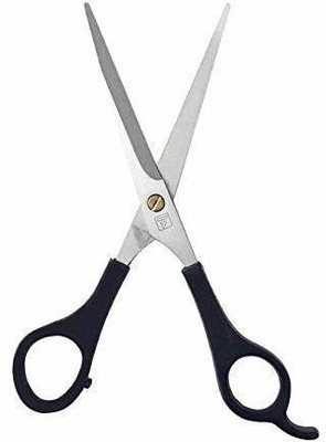Sinagar Moustache/Beard/Eyebrow/Nose Hair Trimming Scissor for Men and Women Scissors(Set of 1, Black)