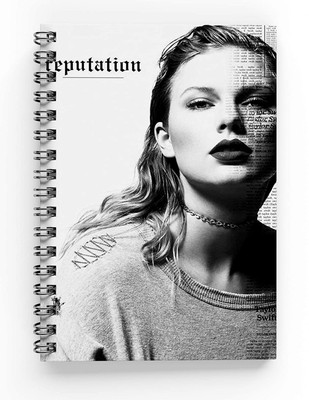 craft maniacs TAYLOR SWIFT COLLECTION A5 Diary RULED 160 Pages(White)