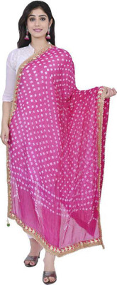 raj-rajeshwari collection Art Silk Printed Women Dupatta