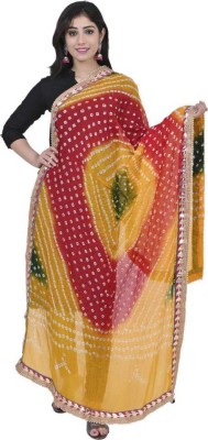 Gopveer Art Silk Polka Print Women Dupatta