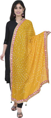 raj-rajeshwari collection Art Silk Printed Women Dupatta