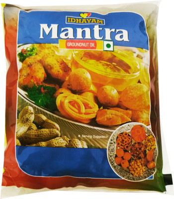 IDHAYAM Mantra Groundnut Oil Pouch(500 ml)
