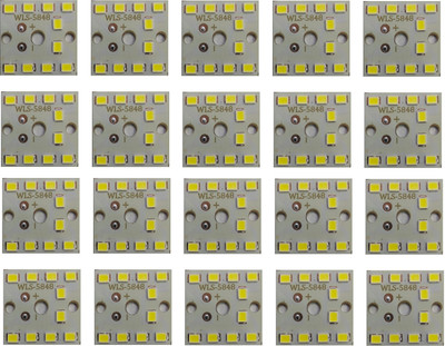 Onas 20 Pcs 9 Watt MCPCB LED Bulb Raw Materials WHITE Color Light Electronic Hobby Kit