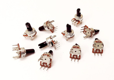 ERHIndia (Pack of 10 pcs) 100k Volume Control Variable Resistor Potentiometer 100 k 3 pin Controller for DIY and Amplifier Kits Electronic Components Electronic Hobby Kit