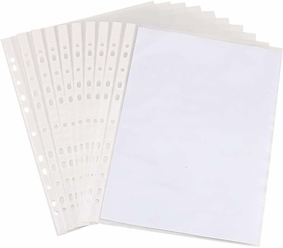 SHINING ZON PolyPropylene Document File(Set Of 50, Multicolor)