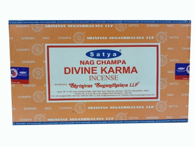 Quickcollection Satya Nag Champa Divine Karma Masala Agarbatti Incense Stick Pack of 6 Long Lasting Fragrance (90 Units)(90, Set of 6)