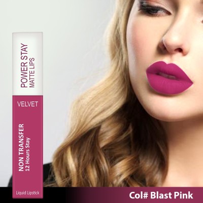 ForSure Power Stay Matte Lipstick - Liquid (Upto 12 Hrs Stay)(Blast Pink, 4 ml)