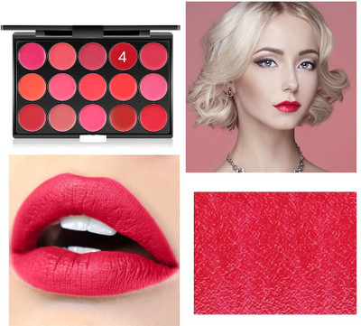 ADJD New Matte 15 Color Lip Cream Palette, Multi(MULTI COLOR, 15 g)