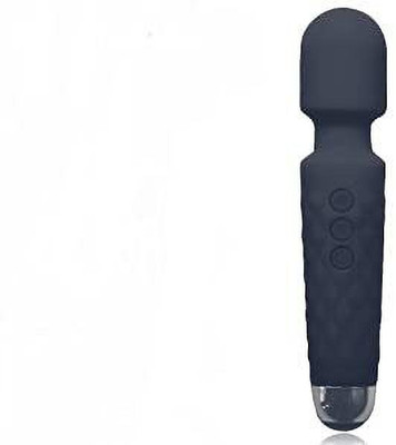 Rexmon Full Body Massager Rechargeable Personal Body Wand Cordless Massager Machine with 20 Vibration Modes and Water Resistant Massager(Black)