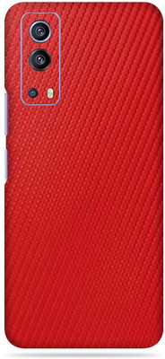 Jeeva Creation Vivo Z3 Mobile Skin(Ultra Super Charming Red Carbon Fiber Skin With matte finish, Charming Red Carbon Fiber skin)