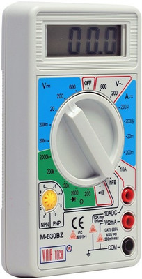 VAR TECH M 830 BZ, 3½ Digits (2000 Counts), 600 V DC/AC Digital Multimeter(2000 Counts)
