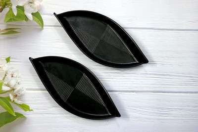 ZIDO Exclusive (Pack of 2) Classical Designer Snacks Serving Platter for Multipurpose Use Sizzler Tray(Pack of 2)