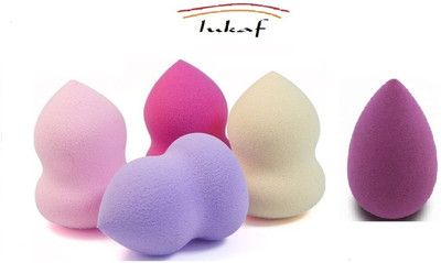 lukaf Sponge Puff Foundation Cream Powder Blender Puff Set of 5