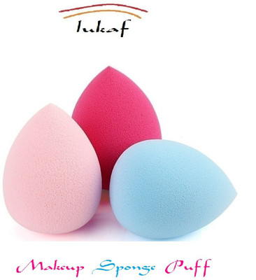 lukaf Puff Makeup / Sponge Puff / Beauty Blender Makeup Puff Set of 3
