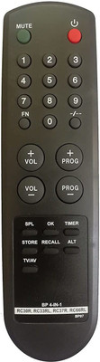 Akshita 4 in 1 RC30R RC33RL RC37R RC66RL TV Compatible For BPL CRT TV Remote Control Generic Remote Controller(Black)