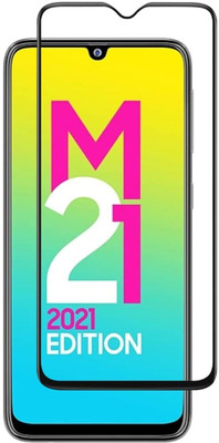 TESPARK Edge To Edge Tempered Glass for SAMSUNG GALAXY M21 2021 EDITION(Pack of 1)