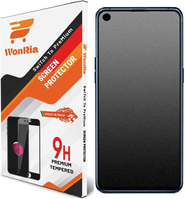 WonRia Edge To Edge Tempered Glass for Oneplus Nord N10, Oneplus Nord N100 Matte Ceramic(Pack of 1)