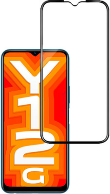 HUPSHY Edge To Edge Tempered Glass for vivo Y12G(Pack of 1)