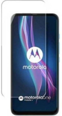 MMJ Tempered Glass Guard for Motorola One Fusion Plus(Pack of 1)