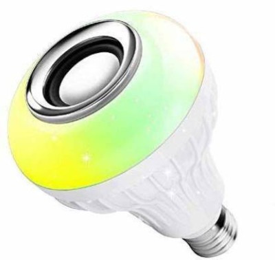 Ezaj RGB Music bulb bluetooth speaker with multi colours led bluetooth light Music bulb speaker Trending Latest Led Bulb With Bluetooth Speaker Music Light Bulb B22 LED White + RGB Light Ball Bulb Bluetooth Bulb Light Bluetooth Control Smart Music Playing Audio Bluetooth Speaker With Remote Control 