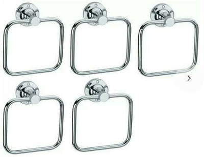 BAITHAK towel SSECC0 napkin holder set of 5 SILVER Towel Holder(Steel)