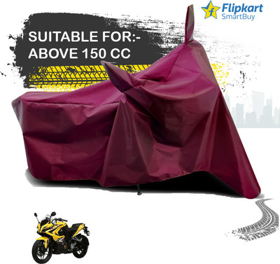 Flipkart SmartBuy Waterproof Two Wheeler Cover for Bajaj(Pulsar 200 NS DTS-i, Maroon)