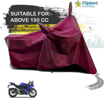 Flipkart SmartBuy Waterproof Two Wheeler Cover for Yamaha(YZF R15 V3.0, Maroon)