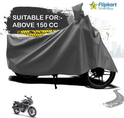 Flipkart SmartBuy Waterproof Two Wheeler Cover for Bajaj(Pulsar 220 DTS-i, Grey)