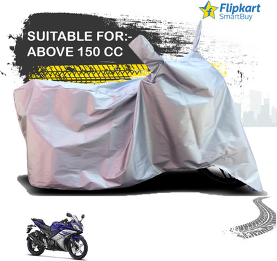 Flipkart SmartBuy Waterproof Two Wheeler Cover for Yamaha(YZF R15 Ver 2.0, Silver)