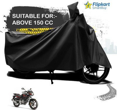Flipkart SmartBuy Waterproof Two Wheeler Cover for Bajaj(Pulsar 180 DTS-i, Black)