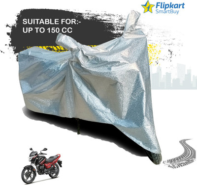 Flipkart SmartBuy Waterproof Two Wheeler Cover for Hero(Glamour, Silver)